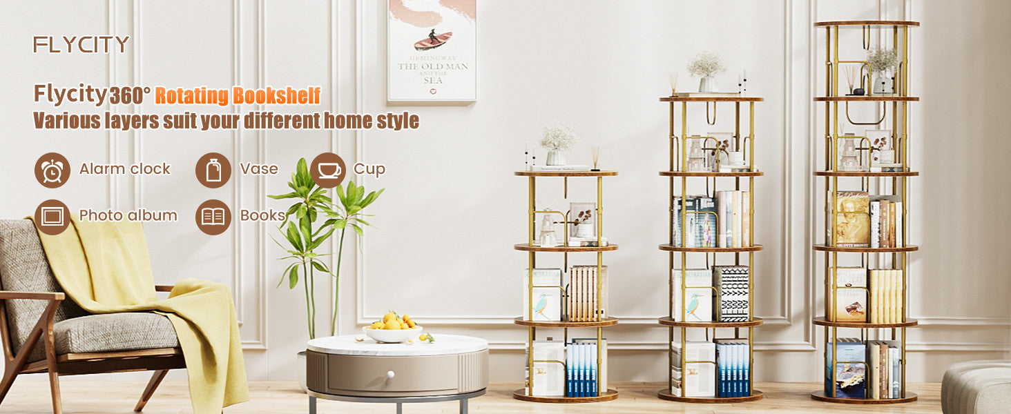 Maximize Every Nook and Cranny With Our Multi-Layer Rotating Shelves