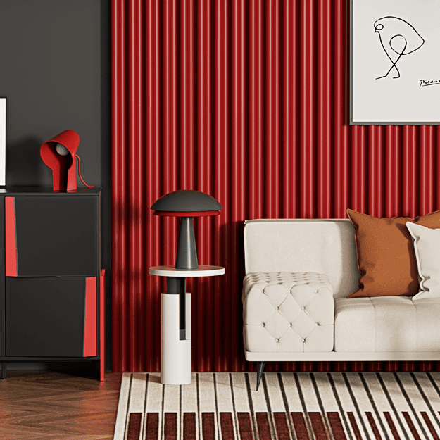 Sideboard black and red