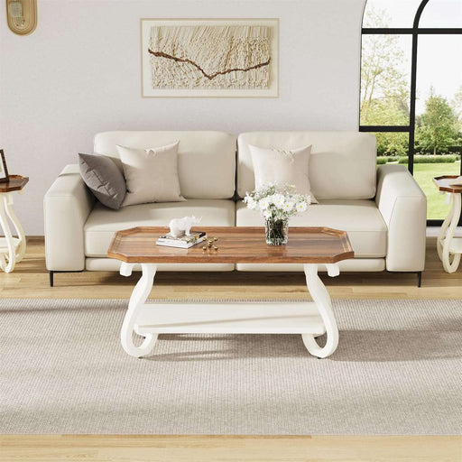 French country coffee table for living room