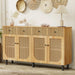 Boho Rattan Sideboard