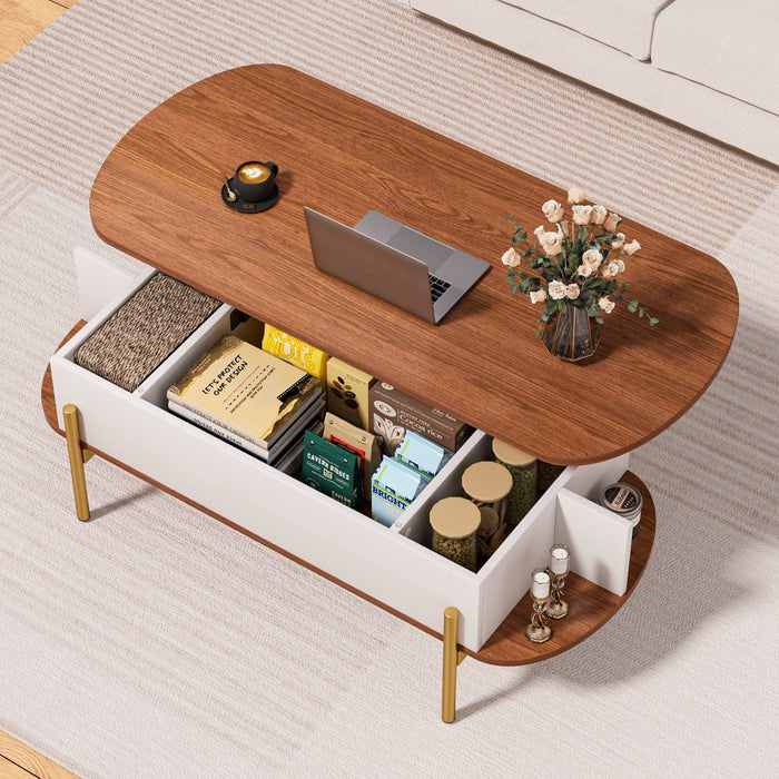 Allstand Oval Lift Top Coffee Table