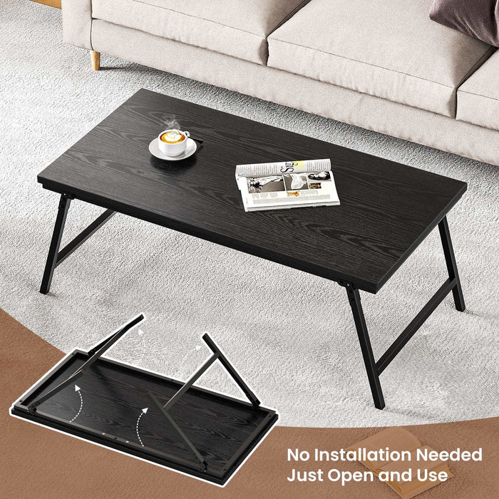 Flycity Folding Coffee Table For Sitting on the Floor [US WAREHOUSE]