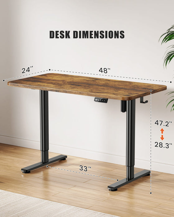 Flycity Electric Standing Desk Height Adjustable Computer Desk