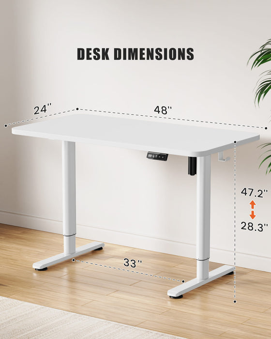 Flycity Standard Electric Standing Desk Height Adjustable Computer Desk