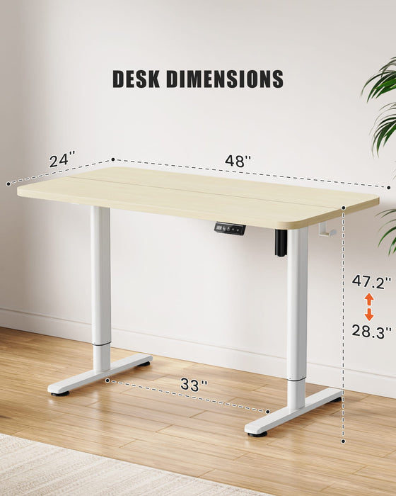 Flycity Standard Electric Standing Desk Height Adjustable Computer Desk