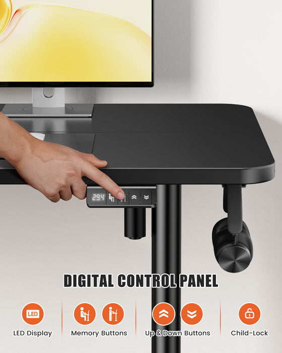 Flycity Electric Standing Desk Height Adjustable Computer Desk