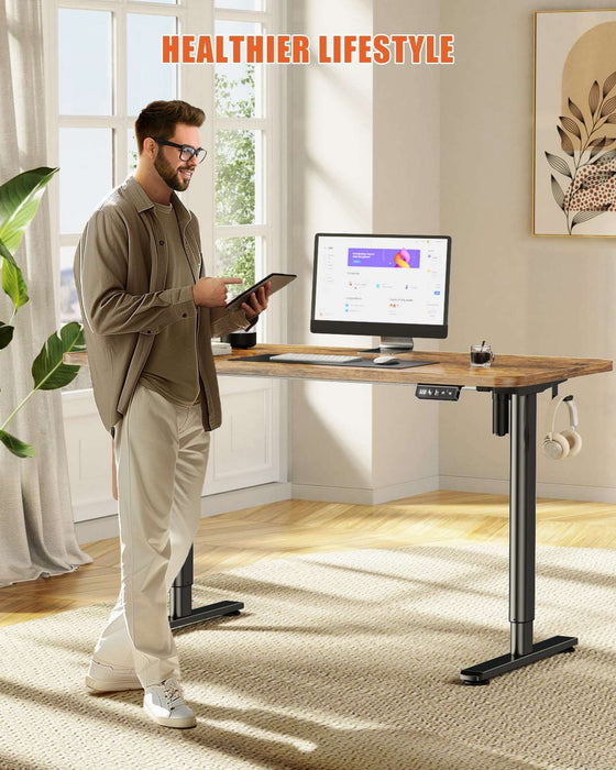 Flycity Electric Standing Desk Height Adjustable Computer Desk