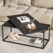 Black Modern Rotating Coffee Table