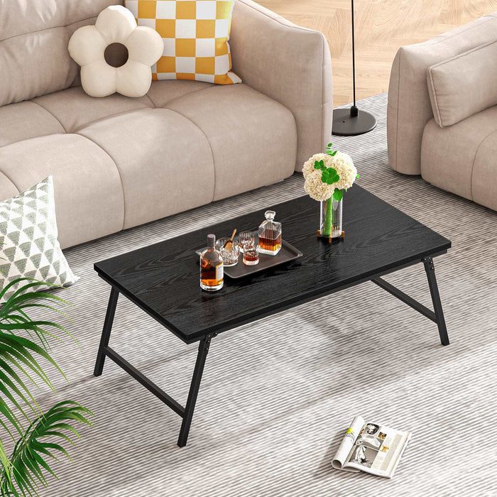 Flycity Folding Coffee Table For Sitting on the Floor [US WAREHOUSE]