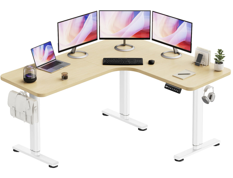 Electric L Shaped Standing Home Office Desk