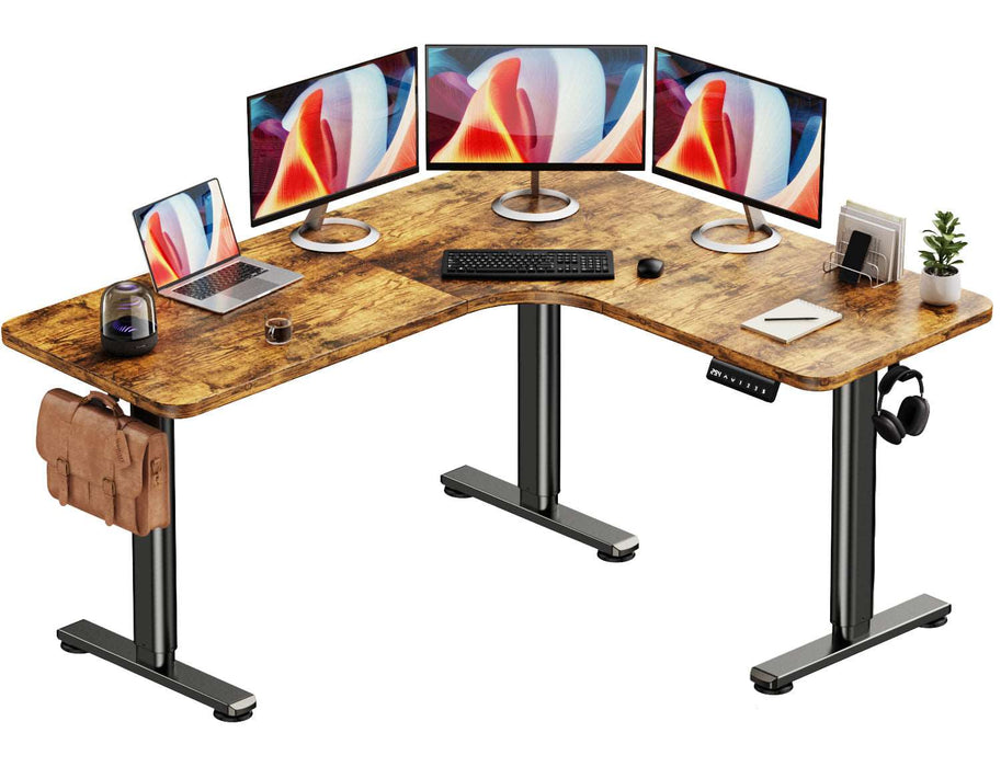 Electric L Shaped Standing Home Office Desk