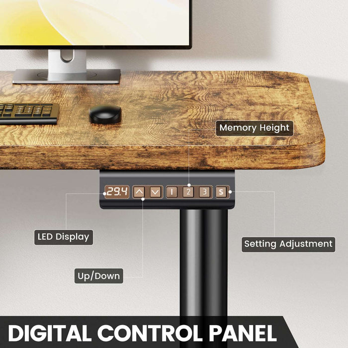 Electric L Shaped Standing Home Office Desk