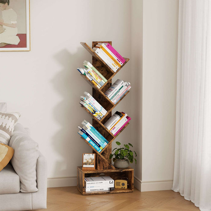 Rustic Tree Bookshelf