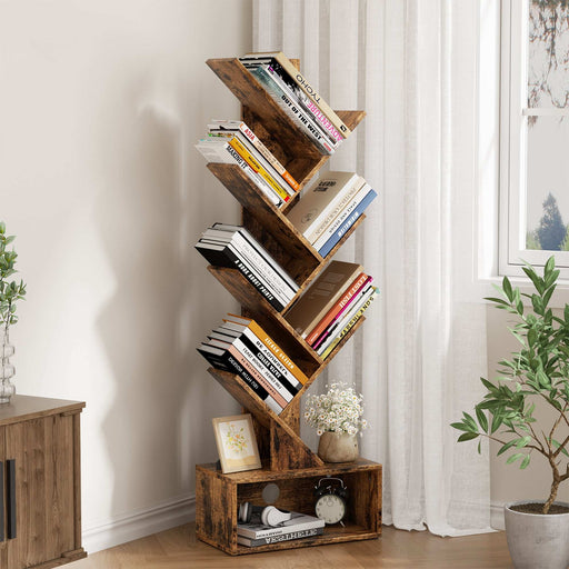 Rustic Tree Bookshelf